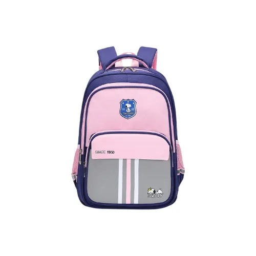 SNOOPY Полиэстер Elementary School Student Backpack Детский Розовый Синий