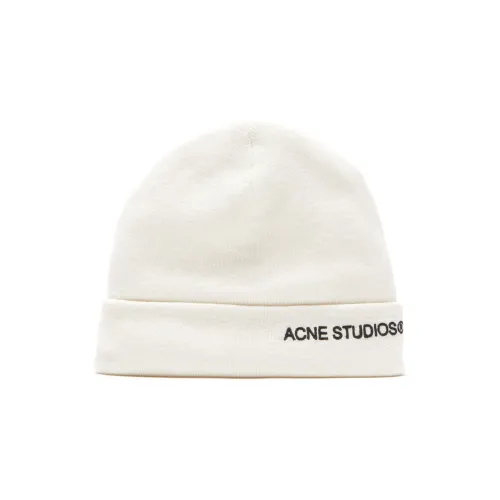 Acne Studios Шерсть Акрил Шапки-бини Мужской Белый