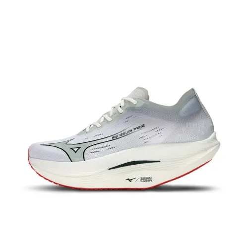 Кроссовки для бега Mizuno Wave Rebellion Pro 2, низкий топ, белые, унисекс