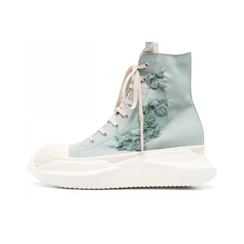 RICK OWENS High Top Canvas Shoes Men's