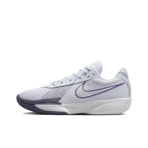 Nike Air Zoom г.T. Cut ACADEMY Баскетбольные кроссовки Низкий топ Фиолетовый Белый Унисекс