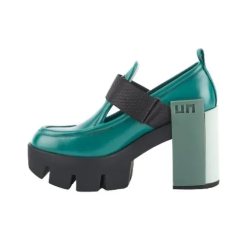 UNITED NUDE Лоферы 10 см Женские Зеленые