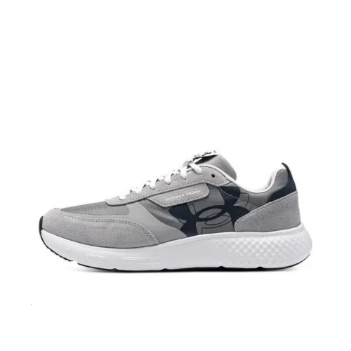 Under Armour Non Bottom Легкий Низкий Топ Повседневные Беговые кроссовки Мужские Серые