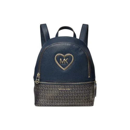 MICHAEL KORS Холст Рюкзак Детский Морской Синий