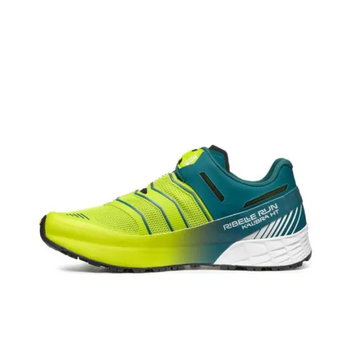 SCARPA Беговые кроссовки Низкий верх Лаймово-зеленый Мужской