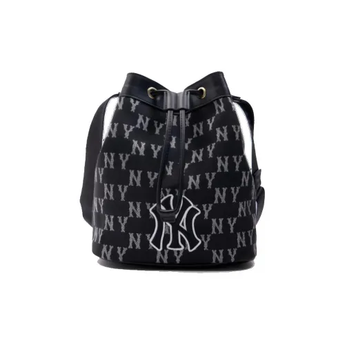 MLB Холщовая сумка ведрообразная сумка сумка через плечо маленькая женская черная