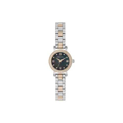 BCBGMAXAZRIA Women's Watch Кварцевый механизм ремешок из нержавеющей стали 24 мм черный циферблат