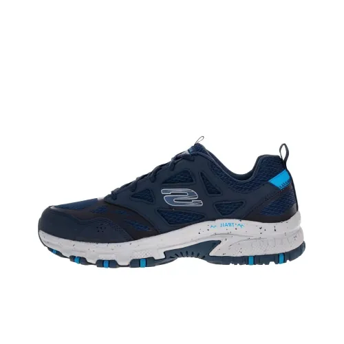 Skechers Hillcrest Низкий Топ Уличная Обувь Мужская Синяя
