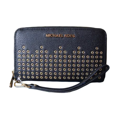 MICHAEL KORS Hayes Кожа Кошелек Большой Женские Черный