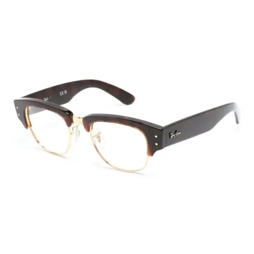 RayBan Металлический Ацетат Прямоугольные Оправы для Очков Мужские Черепаховый