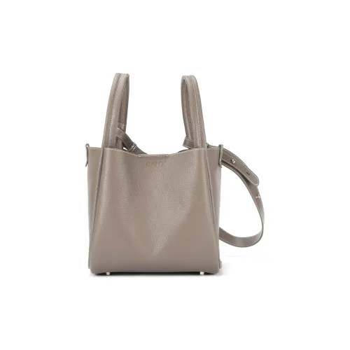 CNC Коровья кожа Ручная сумка Сумка через плечо Сумка на плечо Стандартная Женская Слоновая серый Черный