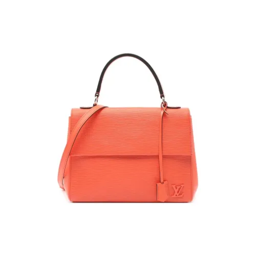 LOUIS VUITTON Cluny Сумка через плечо из телячьей кожи сумка для женщин оранжевый