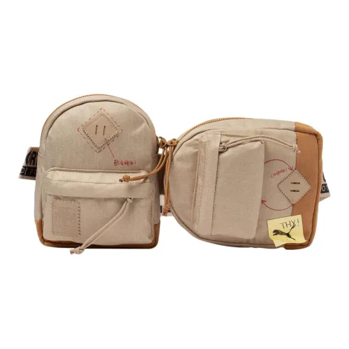 PUMA MICHAEL LAU Collaboration Полиэстер Слинг-Сумка Поясная Сумка Unisex Light Бежевый