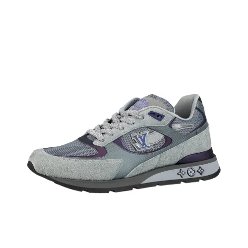 LOUIS VUITTON Run Away Амортизация Низкий Топ Повседневная Обувь Мужская Серый Фиолетовый Синий