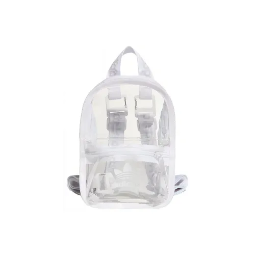 Adidas Originals Полиуретан Рюкзак Мини Унисекс Белый Прозрачный