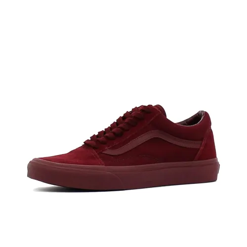Vans Old Skool Легкий Низкий Топ Скейтборд Кроссовки Унисекс Красный