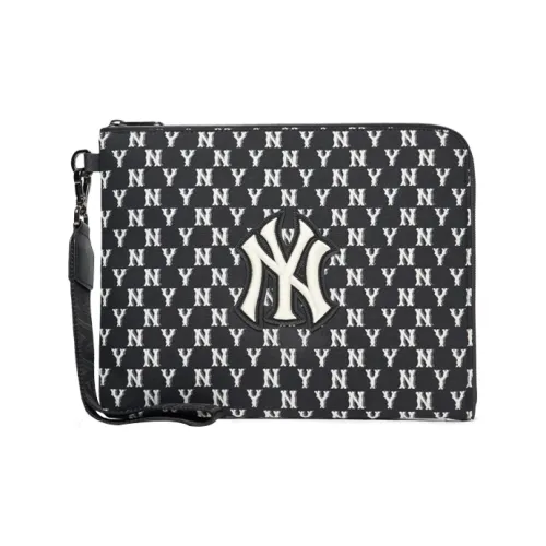 Mlb Base Logo Полиэстер Кошелек Клатч Стандартный Унисекс Черный