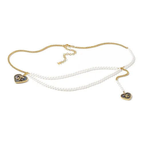 CHANEL Металл, Искусственный жемчуг, Цепи для талии, Женские
