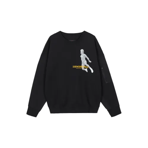Джордан Черный Мужской Свитшот