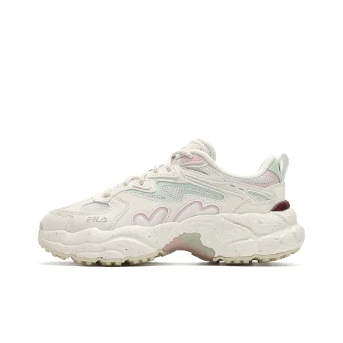 FILA Толстая подошва Низкий топ Айвори белый Женский