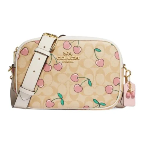 COACH Jamie Искусственная кожа Camera Сумка Сумка через плечо Средняя Женская Хаки