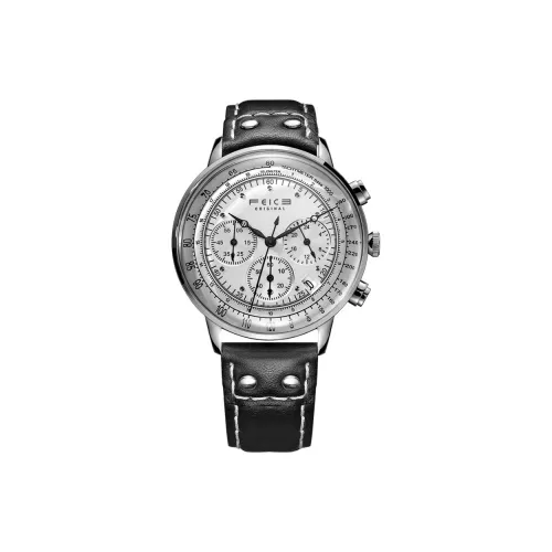 FEIKE Dream Arc Collection Кварцевый механизм ремешок из нержавеющей стали мужские часы серебристый циферблат модель FS303