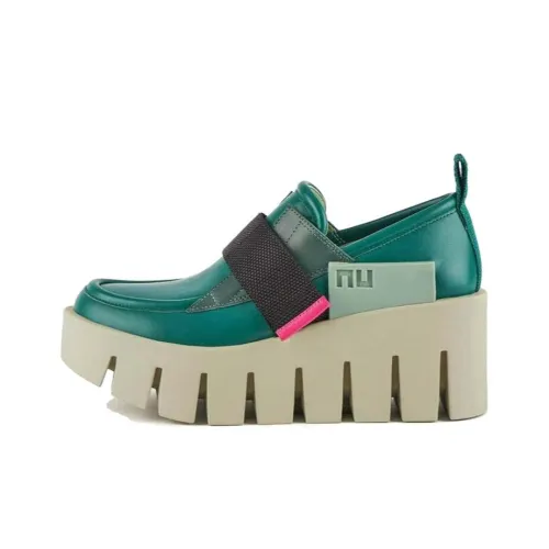 UNITED NUDE Лоферы 6,5 см Женские Зеленые