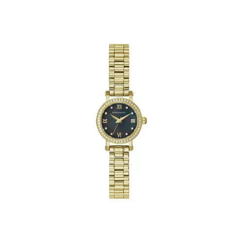 BCBGMAXAZRIA Women's Watch Кварцевый механизм ремешок из нержавеющей стали черный циферблат