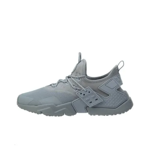 Nike Air Huarache Shock Absorbers Slip-resistant Low Top Беговые кроссовки Unisex Серый