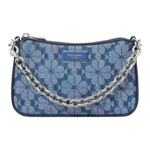 Kate Spade JACQUARD DENIM Кросс-боди Сумка Маленькая Женская Морской Синий
