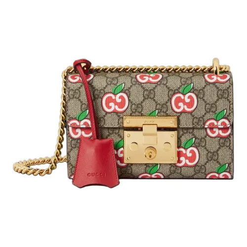 GUCCI Canvas с кожаными вставками сумка для коробок сумка через плечо женская цвет эбеновый и красный