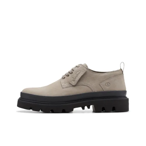 Clarks Мужские повседневные туфли Low Top Серый 261760897 Мужской