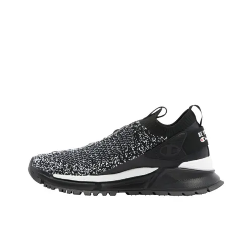 Champion Reflex Mingle амортизирующие подошвы противоскользящие низкий топ беговые кроссовки мужской черный белый