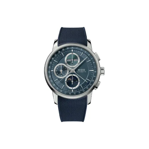 MIDO Belluna Sire Collection Multifunction Timer Moon Phase Wrist Watch Автоматический механический механизм