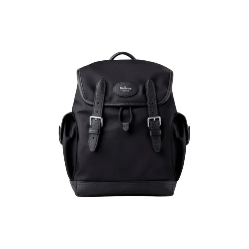 Mulberry Переработанный нейлон с коровья кожа комбинированный рюкзак мини женский черный