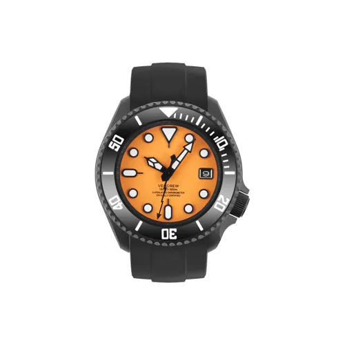 Vencrew Автоматический Механический Movement Унисекс Часы 42,5mm*46,4mm*15,0mm Апельсин