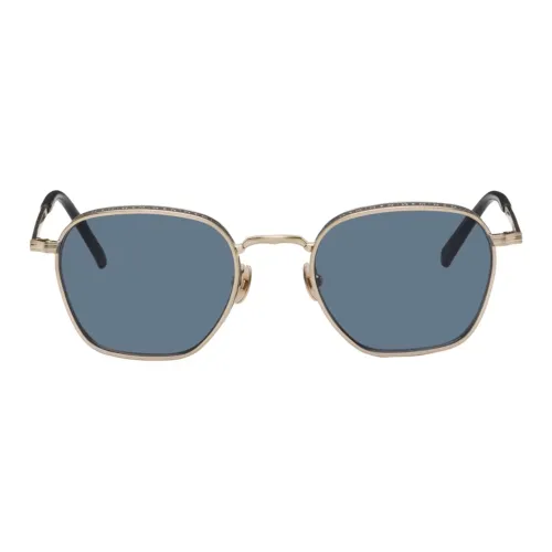 Matsuda Титан Ацетат Нерегулярная форма Солнцезащитные очки Мужской Черный