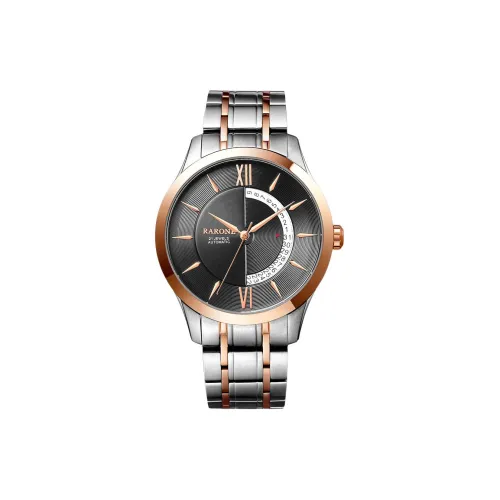 RARONE Механические Мужские Часы 41mm*41mm*11,5mm Черные