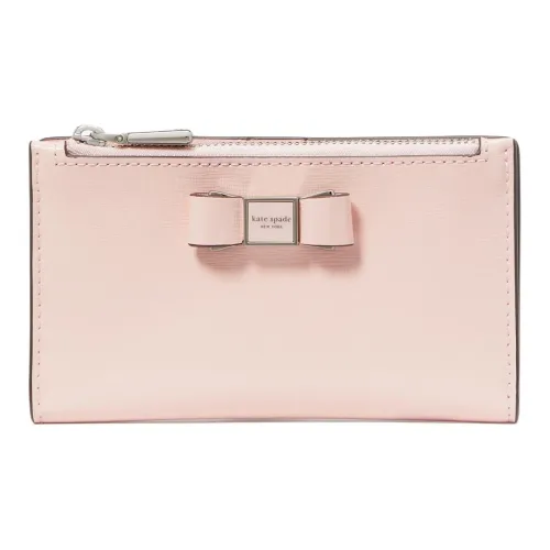 Kate Spade Лакированная кожа Кошелек Маленький Женский Парча Розовый