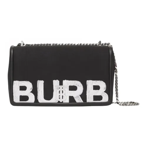 Burberry Хлопок с холстом And Кожа Lola Сумка Сумка-мессенджер Сумка через плечо Сумка на плечо Женская Черная