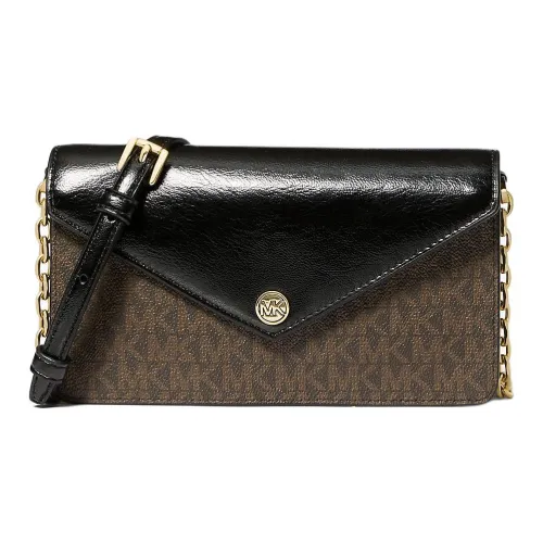 MICHAEL KORS Jet Set Холст Сумка через плечо Маленькая Женская Черная