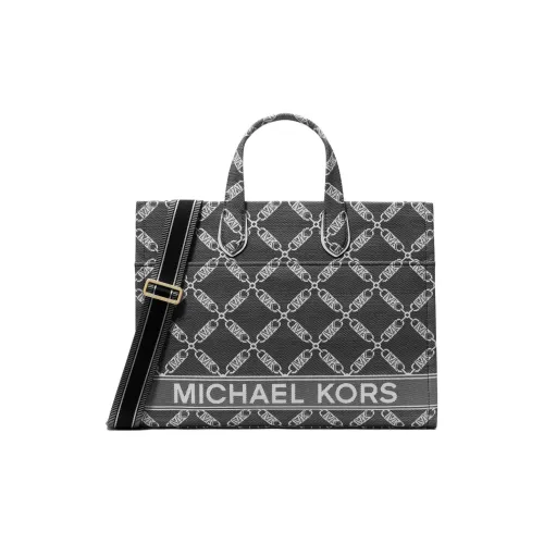 MICHAEL KORS Gigi Ткань Тоут Сумка Сумка для покупок Сумка через плечо Сумка Большая Женская Черная