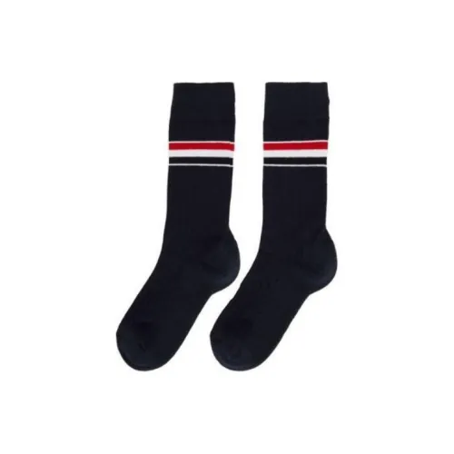 THOM BROWNE Морской синий Мужской MID Носки до икры