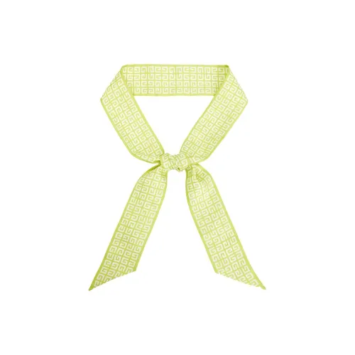 GIVENCHY Шелковые шарфы Унисекс Зеленый