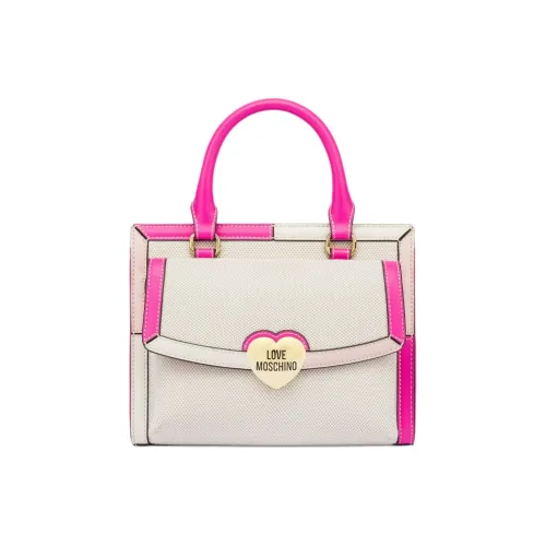 LOVE MOSCHINO Полиэстер Сумка через плечо Сумка Маленькая Женская Розовая и Светло-Умбра