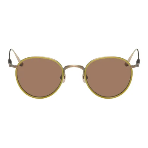 Matsuda Металл OVAL SUNGLASSES Мужской Золотой
