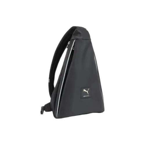 PUMA SORAYAMA KATSU Коллаборация Ткань Sling Сумка Регулярная Унисекс Черный