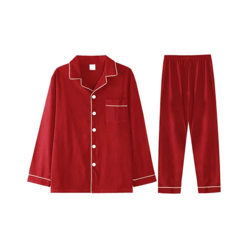 Lan Miao Красный Женский Пижамный Комплект