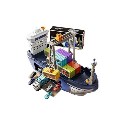 Teacher Lin Роскошь Большой Карго-Корабль Контейнер Маленький Автомобиль Развивающие игрушки