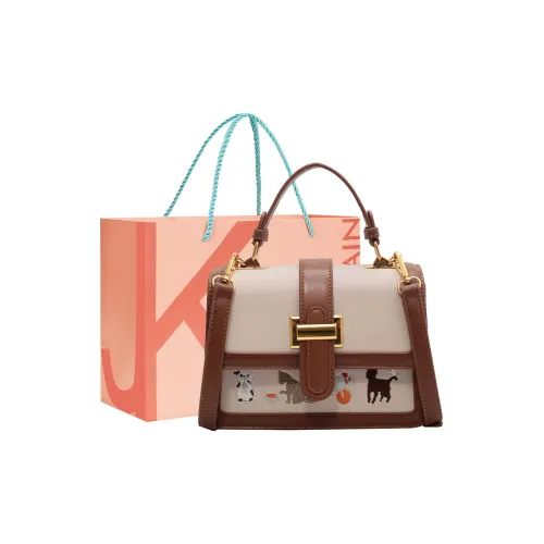 JANE KLAIN PU кожа Маленькая квадратная сумка сумка сумка через плечо сумка через плечо маленькая женская коричневый